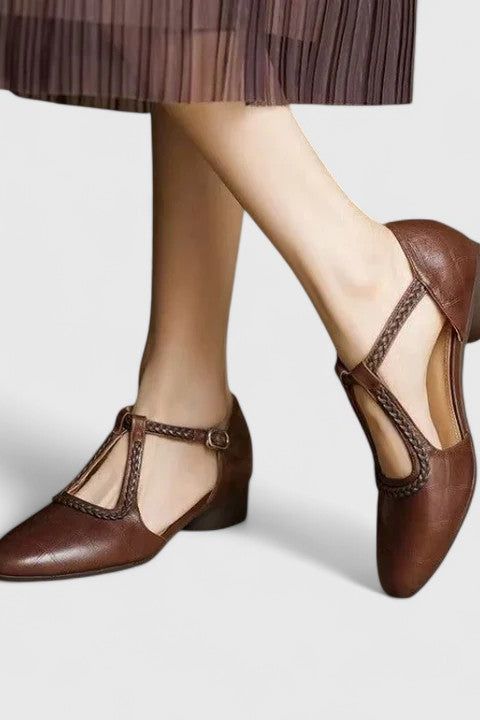 Delphine | Sandali piatti eleganti