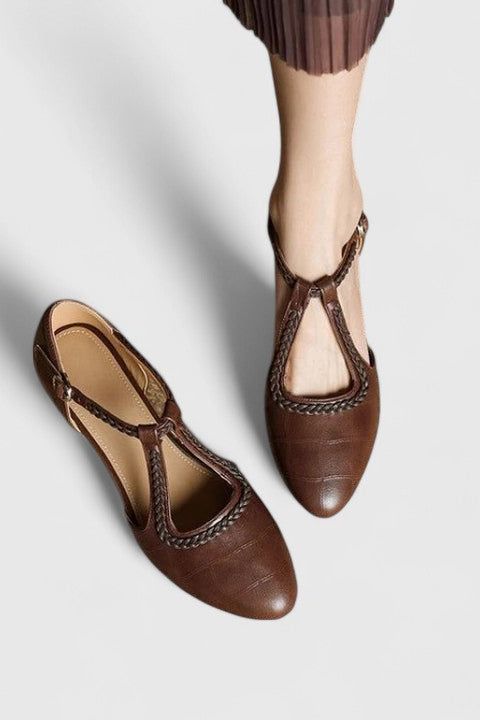 Delphine | Sandali piatti eleganti